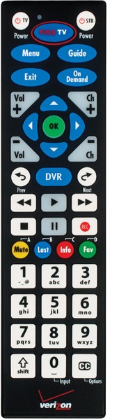 Verizon FiOS new 4K DVR wireless voice remote system 